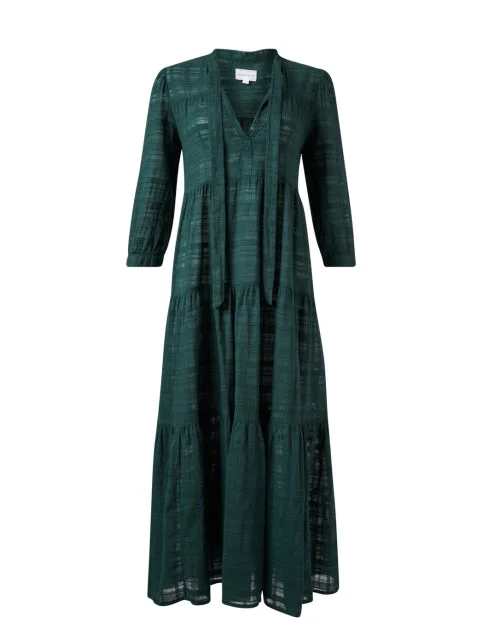  Giselle Green Cotton Maxi Dress