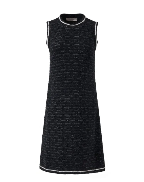  Black and White Tweed Dress