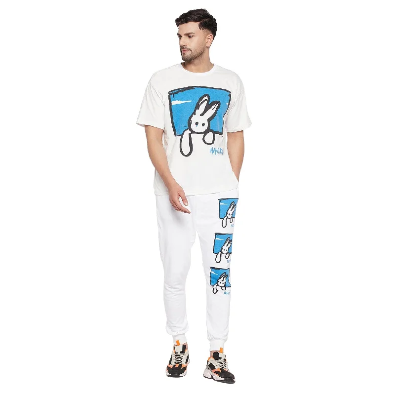Children's overalls with a colorful print for summerHang On Tshirt and Trackpants Clothing Set Children's overalls with a colorful print for summerHang On Tshirt and Trackpants Clothing Set