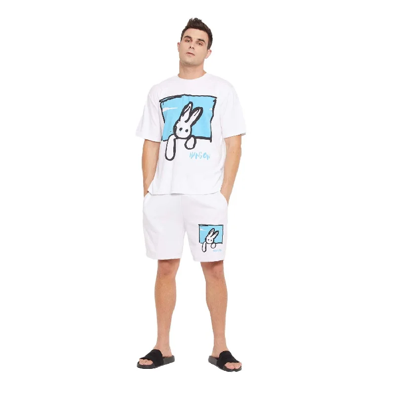 Fashionable overalls with a floral embroideryHang On Oversized Tshirt & Shorts Clothing Set Fashionable overalls with a floral embroideryHang On Oversized Tshirt & Shorts Clothing Set
