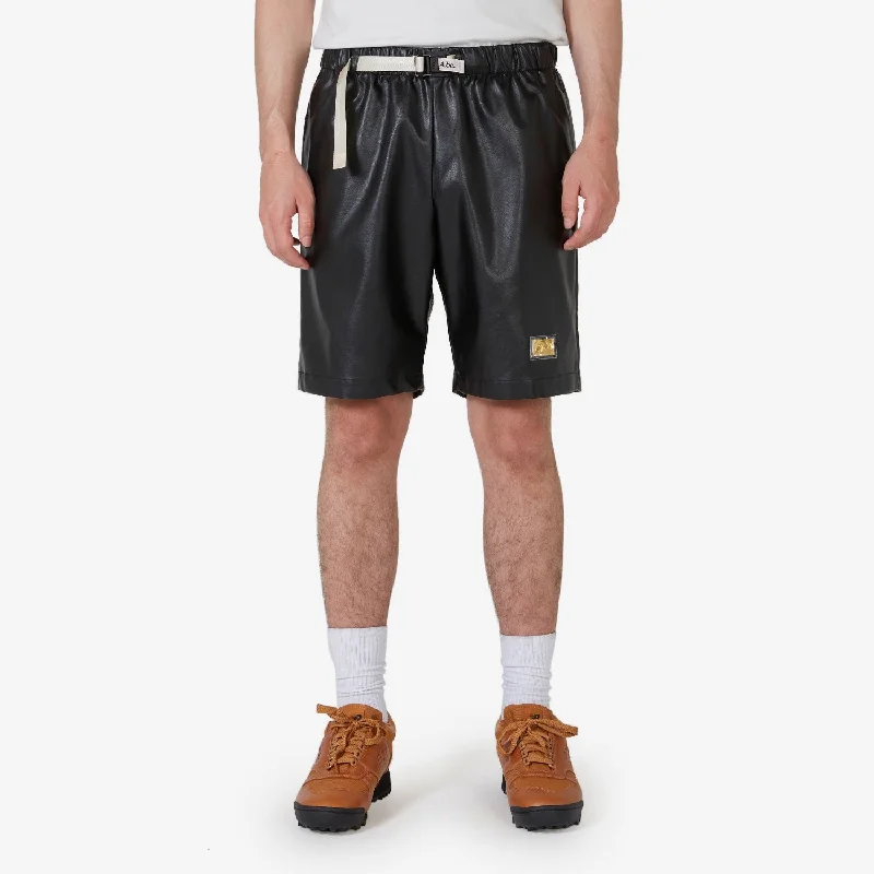 Men's camo print cargo shorts for outdoor adventuresAbc. 123. Faux Leather Work Shorts Black Men's camo print cargo shorts for outdoor adventuresAbc. 123. Faux Leather Work Shorts Black