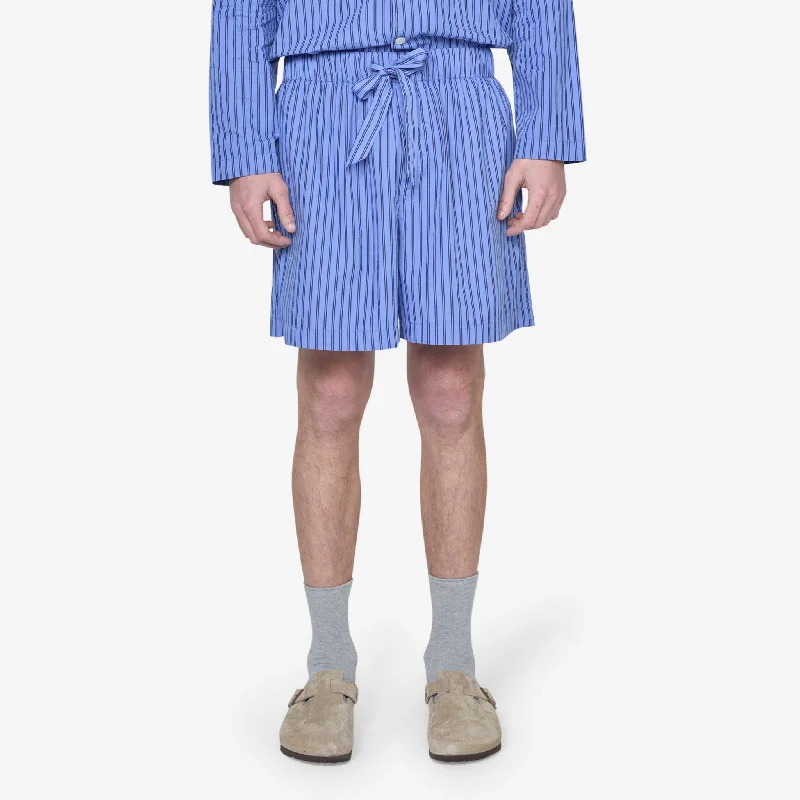 Men's pastel - colored cotton shorts for a spring - friendly outfitCotton Poplin Pyjama Shorts Boro Stripes Men's pastel - colored cotton shorts for a spring - friendly outfitCotton Poplin Pyjama Shorts Boro Stripes