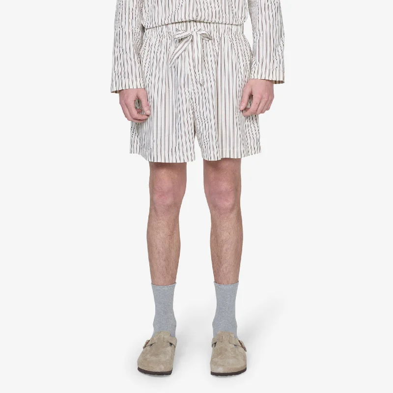 Men's checkered pattern wool shorts for a stylish winter layering optionCotton Poplin Pyjama Shorts Hopper Stripes Men's checkered pattern wool shorts for a stylish winter layering optionCotton Poplin Pyjama Shorts Hopper Stripes