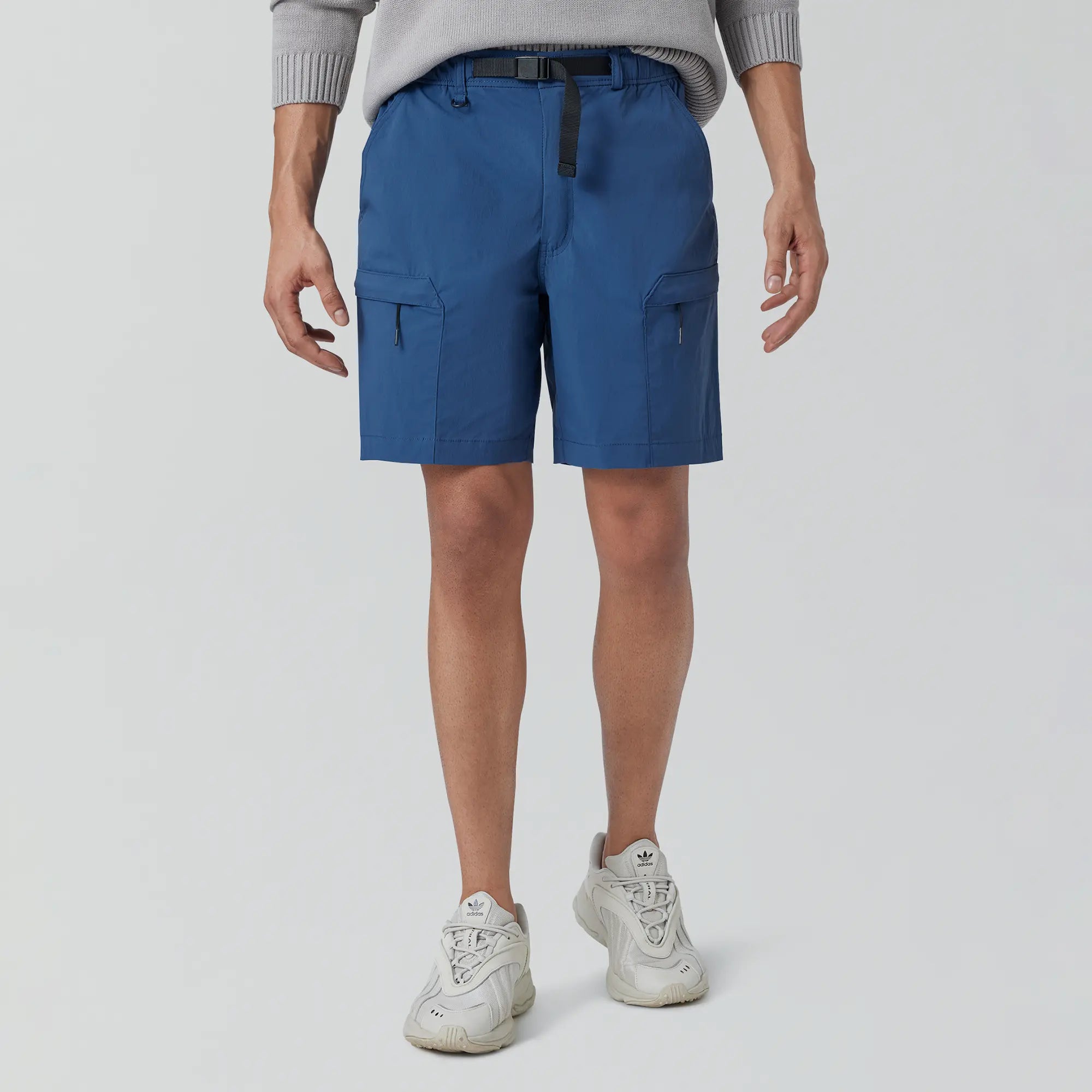 Men's button - fly denim work shorts for durability on the jobCross_Sell Moveo Cargo Shorts Yale Blue Men's button - fly denim work shorts for durability on the jobCross_Sell Moveo Cargo Shorts Yale Blue
