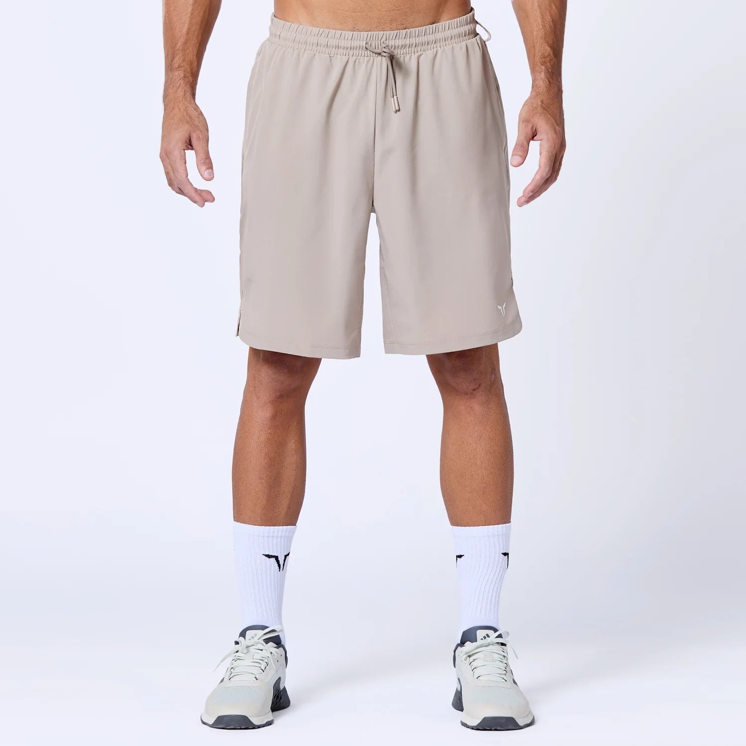Men's plaid pattern wool blend shorts for a preppy fall styleEssential Pro 9 Inch Shorts - Cobblestone Men's plaid pattern wool blend shorts for a preppy fall styleEssential Pro 9 Inch Shorts - Cobblestone