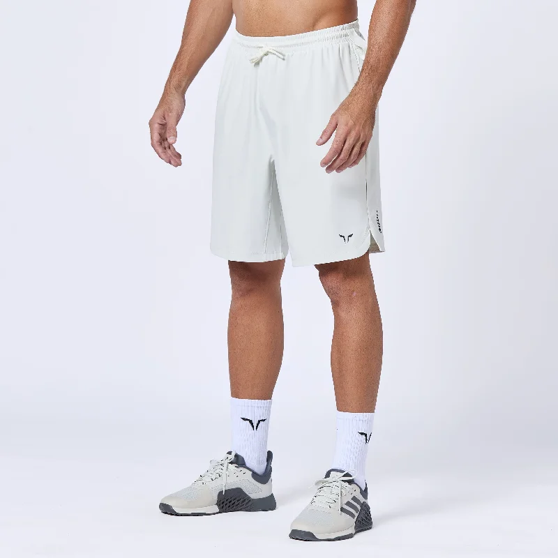 Men's neon - colored athletic shorts for high - visibility workoutsEssential Pro 9 Inch Shorts - Pearl White Men's neon - colored athletic shorts for high - visibility workoutsEssential Pro 9 Inch Shorts - Pearl White