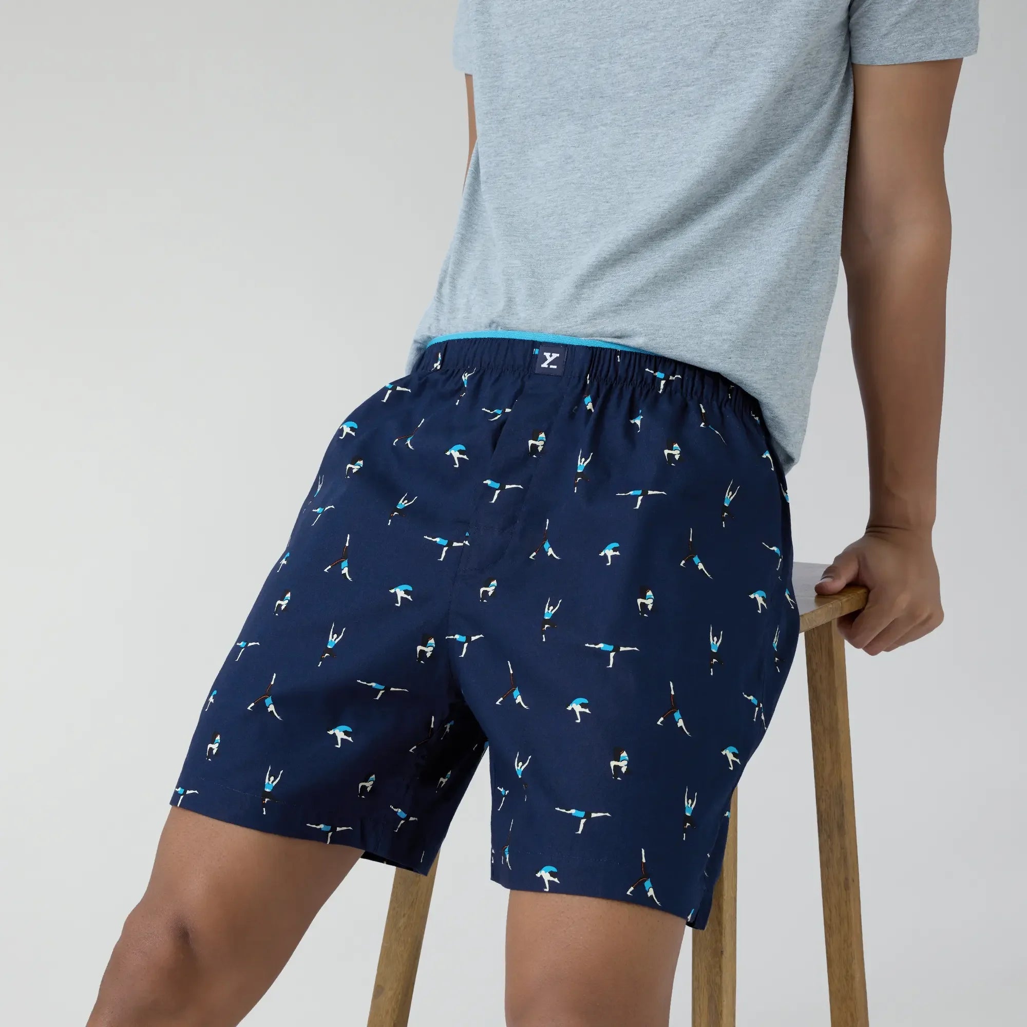 Men's ripped denim shorts for a trendy streetwear aestheticRenew Combed Cotton Boxer Shorts Midnight Blue Men's ripped denim shorts for a trendy streetwear aestheticRenew Combed Cotton Boxer Shorts Midnight Blue
