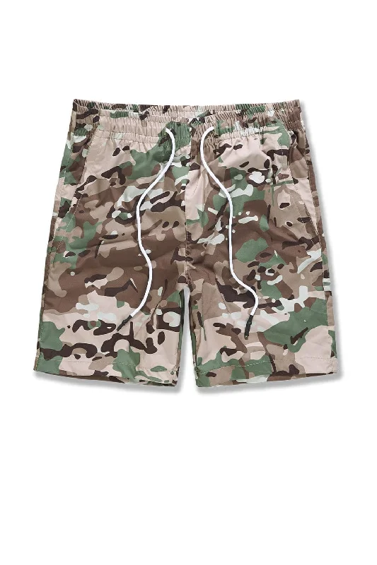Men's ripped denim shorts for a trendy streetwear aestheticRetro - Ibiza Lounge Shorts (Camo 2.0) Men's ripped denim shorts for a trendy streetwear aestheticRetro - Ibiza Lounge Shorts (Camo 2.0)