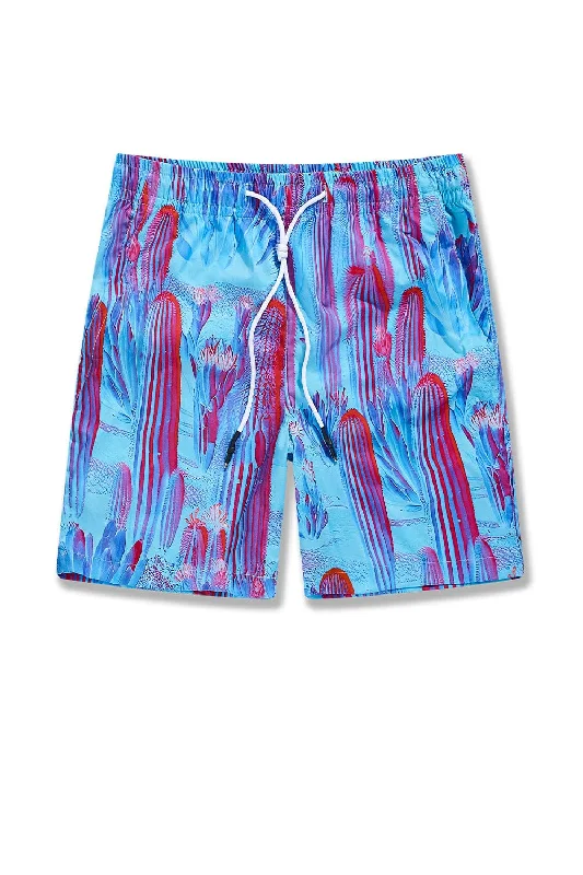 Men's floral print silk blend shorts for a unique night - out lookRetro - Ibiza Lounge Shorts (Peyote) Men's floral print silk blend shorts for a unique night - out lookRetro - Ibiza Lounge Shorts (Peyote)