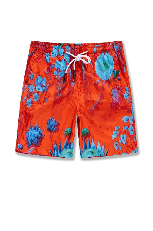 Men's breathable cotton athletic shorts for intense workoutsRetro - Ibiza Lounge Shorts (Shrooms) Men's breathable cotton athletic shorts for intense workoutsRetro - Ibiza Lounge Shorts (Shrooms)