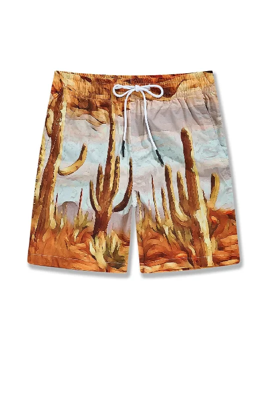 Men's camo print cargo shorts for outdoor adventuresRetro - Ibiza Lounge Shorts (South West) Men's camo print cargo shorts for outdoor adventuresRetro - Ibiza Lounge Shorts (South West)