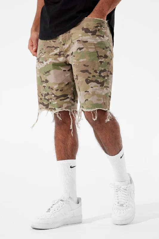 Men's floral print silk blend shorts for a unique night - out lookRetro - Infantry Twill Shorts (Camo 2.0) Men's floral print silk blend shorts for a unique night - out lookRetro - Infantry Twill Shorts (Camo 2.0)