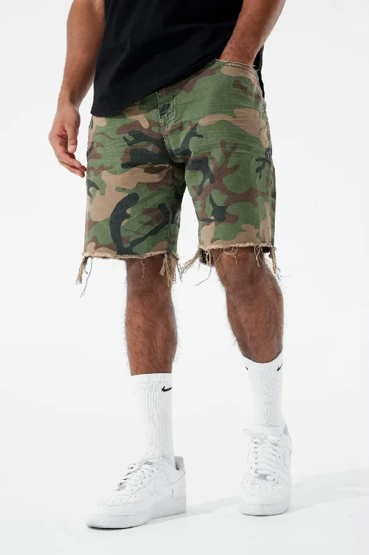 Men's button - fly denim work shorts for durability on the jobRetro - Infantry Twill Shorts (Vintage Camo) Men's button - fly denim work shorts for durability on the jobRetro - Infantry Twill Shorts (Vintage Camo)
