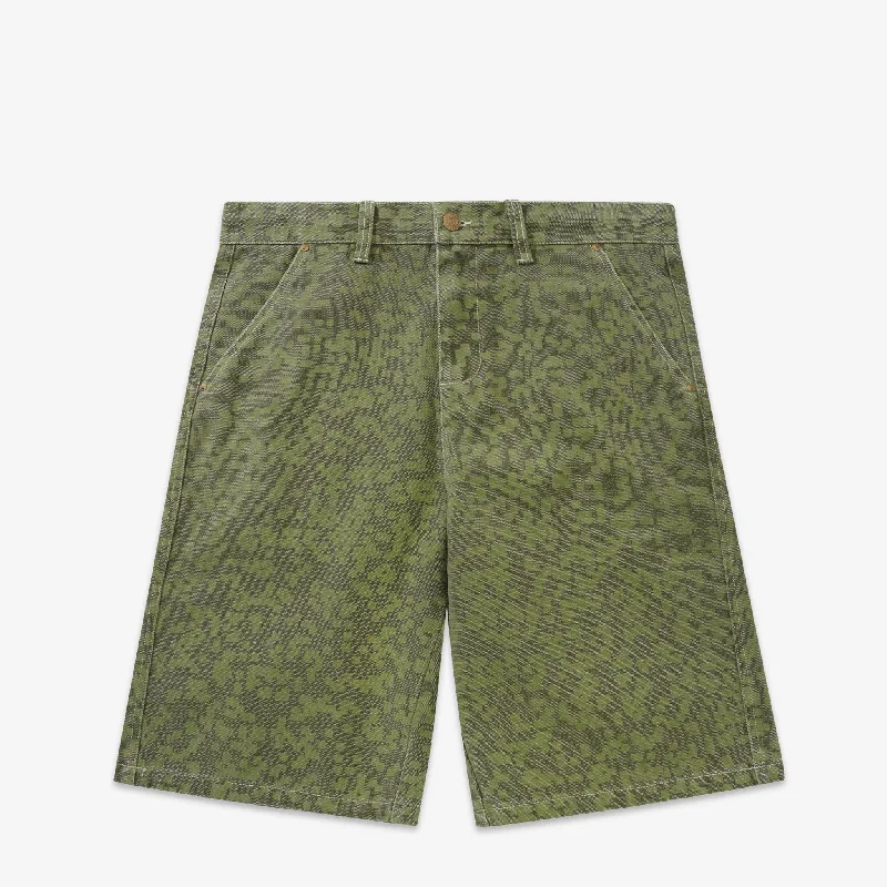 Men's breathable cotton athletic shorts for intense workoutsWork Shorts Army