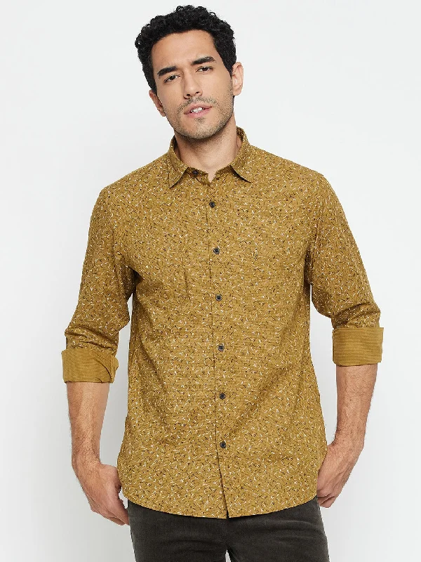 Men's Stretch - Fabric Casual Shirts in Navy Blue for a Comfortable and Flexible FitMen's Olive Green Casual Ditsy Print Full Sleeve Shirt Men's Stretch - Fabric Casual Shirts in Navy Blue for a Comfortable and Flexible FitMen's Olive Green Casual Ditsy Print Full Sleeve Shirt