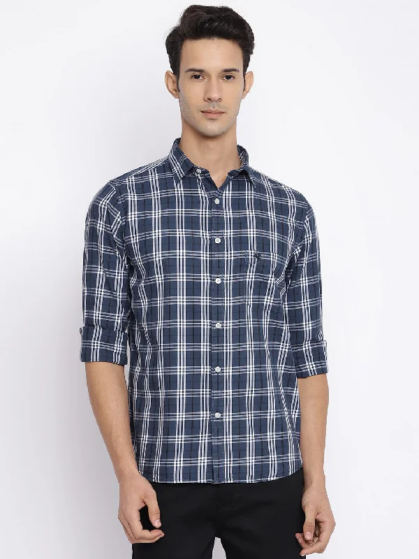 Men's Organic Cotton Casual Shirts with a Soft Handfeel for Everyday ComfortMen's Dark Grey Casual Medium Checks Full Sleeve Shirt Men's Organic Cotton Casual Shirts with a Soft Handfeel for Everyday ComfortMen's Dark Grey Casual Medium Checks Full Sleeve Shirt