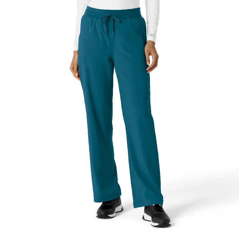 Carhartt Force Cross-Flex Women's Boot Cut Scrub Pant - Caribbean