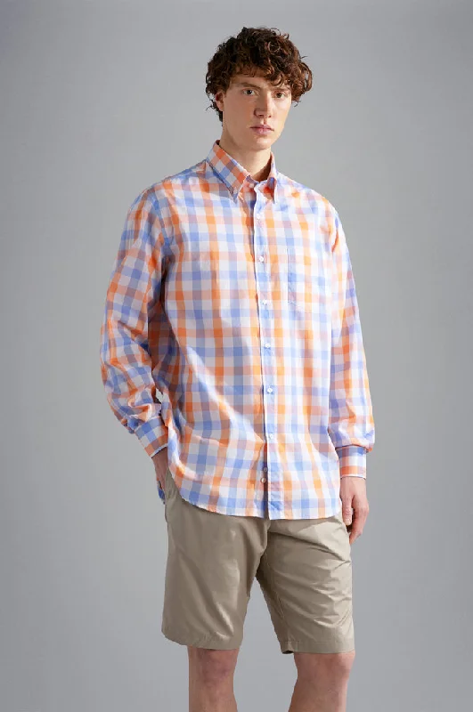Men's Linen Blend Casual Shirts with Roll - Up Sleeves for a Summer Beach LookCotton Poplin Shirt 24413042 Men's Linen Blend Casual Shirts with Roll - Up Sleeves for a Summer Beach LookCotton Poplin Shirt 24413042