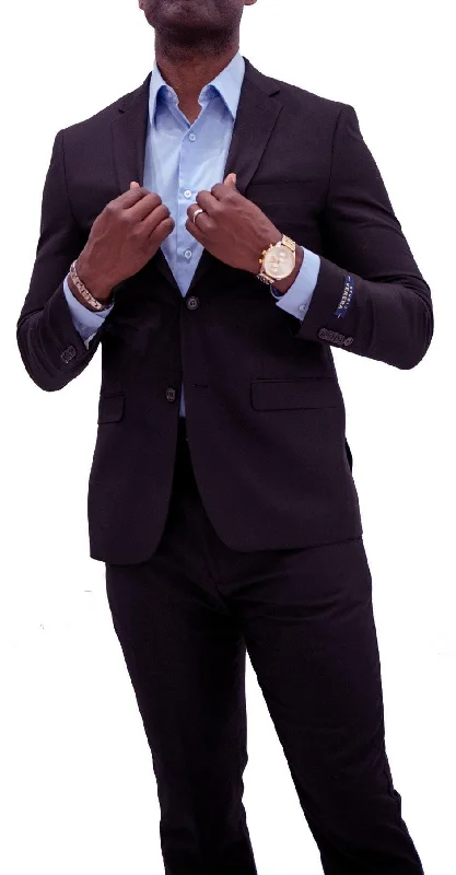 Men's Wrinkle - Resistant Polyester Blend Casual Shirts for Easy Travel and MaintenanceFerera Collection-Men's 3 Piece Slim Fit Suit Solid Navy Men's Wrinkle - Resistant Polyester Blend Casual Shirts for Easy Travel and MaintenanceFerera Collection-Men's 3 Piece Slim Fit Suit Solid Navy