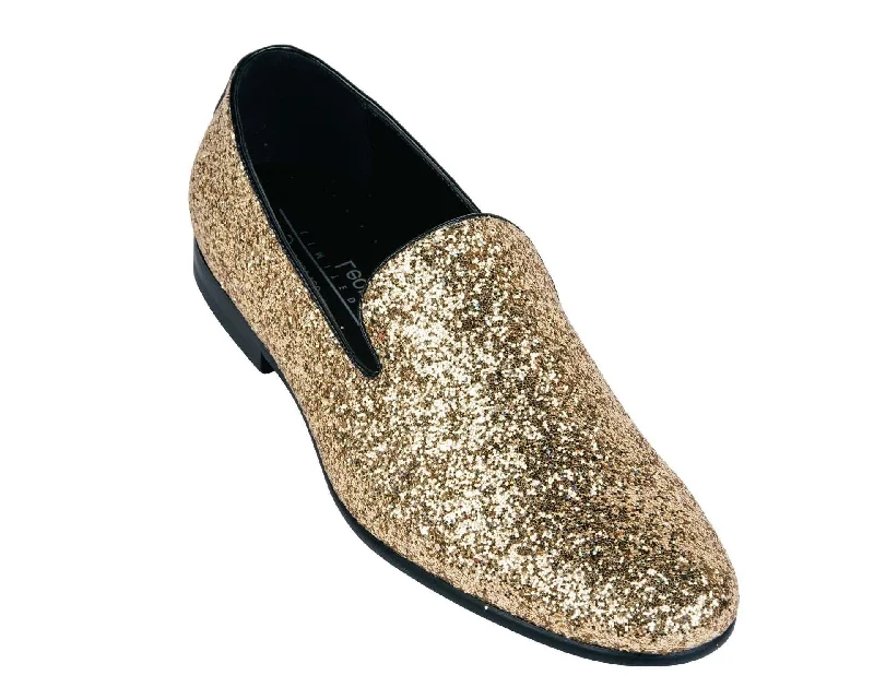 Men's Stretch - Fabric Casual Shirts in Navy Blue for a Comfortable and Flexible FitGold Sparkle Slip On Men's Shoes Men's Stretch - Fabric Casual Shirts in Navy Blue for a Comfortable and Flexible FitGold Sparkle Slip On Men's Shoes