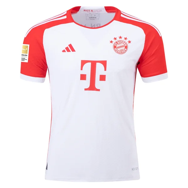 Men's Football Jerseys with Embroidered Club Badges for a Premium and Authentic Appealadidas Bayern Munich Authentic Home Jersey w/ Bundesliga Champions Patch 23/24 (White/Red) Men's Football Jerseys with Embroidered Club Badges for a Premium and Authentic Appealadidas Bayern Munich Authentic Home Jersey w/ Bundesliga Champions Patch 23/24 (White/Red)