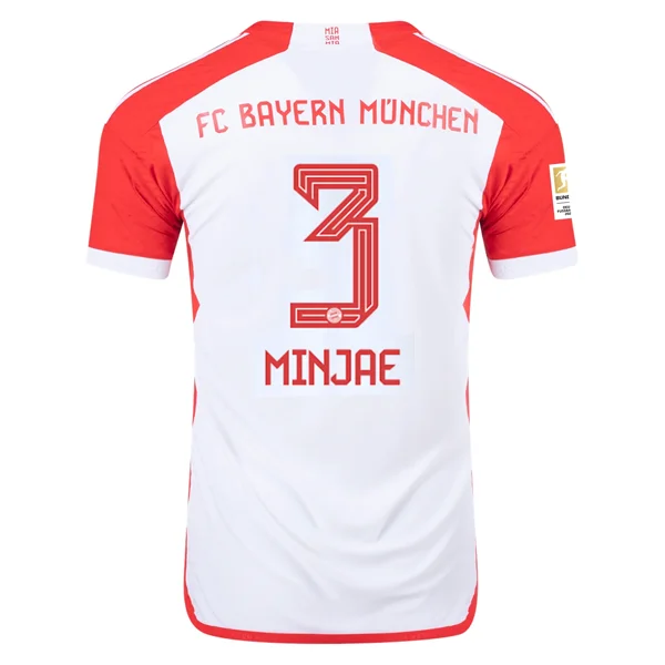 Men's Replica Hockey Jerseys of Star Players for Devoted Ice Hockey Supportersadidas Bayern Munich Authentic Kim Min-jae Home Jersey w/ Bundesliga Champions Patch 23/24 (White/Red) Men's Replica Hockey Jerseys of Star Players for Devoted Ice Hockey Supportersadidas Bayern Munich Authentic Kim Min-jae Home Jersey w/ Bundesliga Champions Patch 23/24 (White/Red)