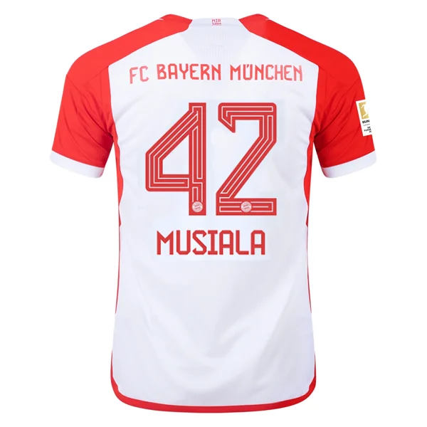 Men's Vintage American Football Jerseys of Legendary Teams for Collectors and Fansadidas Bayern Munich Jamal Musiala Home Jersey 23/24 w/ Bundesliga Champion Patch (White/Red) Men's Vintage American Football Jerseys of Legendary Teams for Collectors and Fansadidas Bayern Munich Jamal Musiala Home Jersey 23/24 w/ Bundesliga Champion Patch (White/Red)
