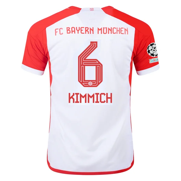 Men's Throwback Rugby Jerseys of Historic Matches and Teams for Rugby History Buffsadidas Bayern Munich Joshua Kimmich Home Jersey 23/24 w/ Champions League Patches (White/Red) Men's Throwback Rugby Jerseys of Historic Matches and Teams for Rugby History Buffsadidas Bayern Munich Joshua Kimmich Home Jersey 23/24 w/ Champions League Patches (White/Red)
