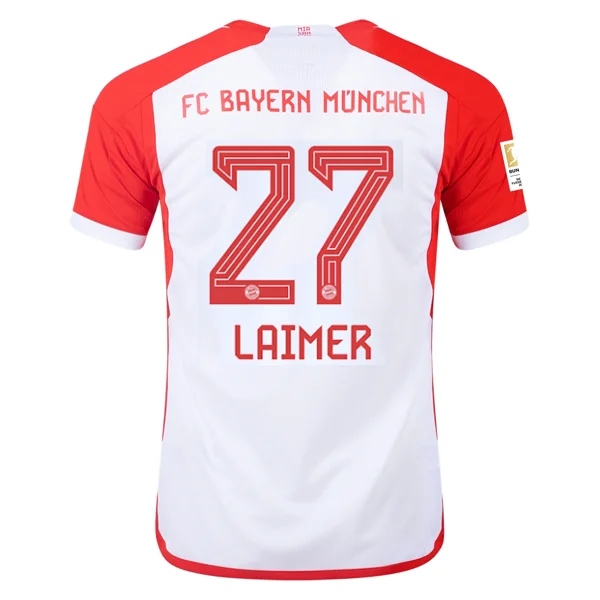 Men's Vintage American Football Jerseys of Legendary Teams for Collectors and Fansadidas Bayern Munich Konrad Laimer Home Jersey 23/24 w/ Bundesliga Champion Patch (White/Red) Men's Vintage American Football Jerseys of Legendary Teams for Collectors and Fansadidas Bayern Munich Konrad Laimer Home Jersey 23/24 w/ Bundesliga Champion Patch (White/Red)
