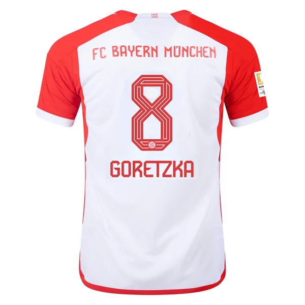 Men's Retro Hockey Jerseys with Classic Stripes and Logos for a Nostalgic Hockey Aestheticadidas Bayern Munich Leon Goretzka Home Jersey 23/24 w/ Bundesliga Champion Patch (White/Red) Men's Retro Hockey Jerseys with Classic Stripes and Logos for a Nostalgic Hockey Aestheticadidas Bayern Munich Leon Goretzka Home Jersey 23/24 w/ Bundesliga Champion Patch (White/Red)