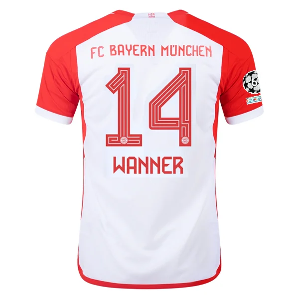 Men's Vintage American Football Jerseys of Legendary Teams for Collectors and Fansadidas Bayern Munich Paul Wanner Home Jersey 23/24 w/ Champions League Patches (White/Red) Men's Vintage American Football Jerseys of Legendary Teams for Collectors and Fansadidas Bayern Munich Paul Wanner Home Jersey 23/24 w/ Champions League Patches (White/Red)
