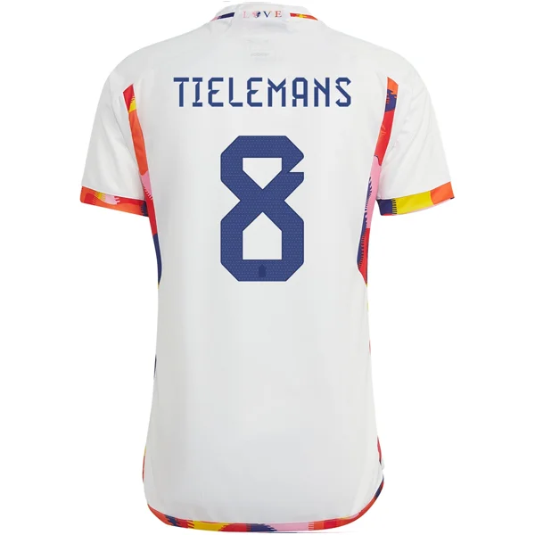 Men's Retro Hockey Jerseys with Classic Stripes and Logos for a Nostalgic Hockey Aestheticadidas Belgium Youri Tielemans Away Jersey 22/23 (White/Multi) Men's Retro Hockey Jerseys with Classic Stripes and Logos for a Nostalgic Hockey Aestheticadidas Belgium Youri Tielemans Away Jersey 22/23 (White/Multi)