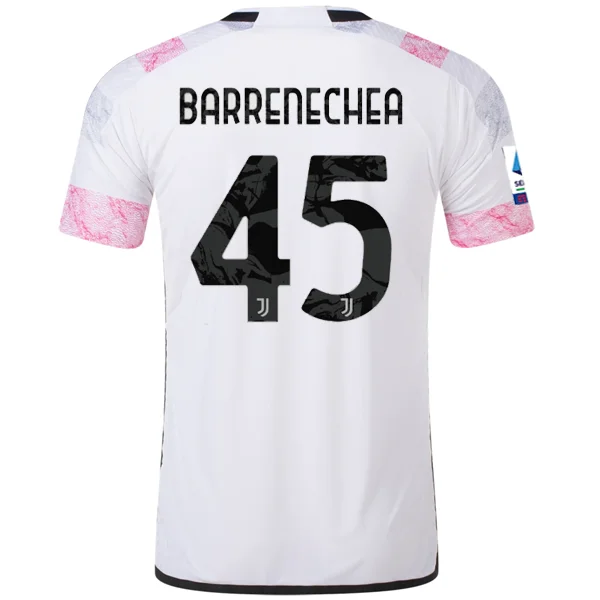 Men's Custom - Printed Baseball Jerseys with Player Names and Numbers for Personalized Styleadidas Juventus Authentic Barrenchea Away Jersey w/ Serie A Patch 23/24 (White) Men's Custom - Printed Baseball Jerseys with Player Names and Numbers for Personalized Styleadidas Juventus Authentic Barrenchea Away Jersey w/ Serie A Patch 23/24 (White)