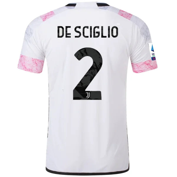 Men's Limited - Release American Football Jerseys of Rookie Stars for Early Adopters and Fansadidas Juventus Authentic De Sciglio Away Jersey w/ Serie A Patch 23/24 (White) Men's Limited - Release American Football Jerseys of Rookie Stars for Early Adopters and Fansadidas Juventus Authentic De Sciglio Away Jersey w/ Serie A Patch 23/24 (White)