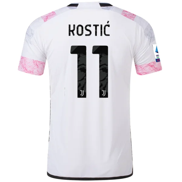 Men's Authentic Soccer Jerseys of National Teams for International Football Eventsadidas Juventus Authentic Kostic Away Jersey w/ Serie A Patch 23/24 (White) Men's Authentic Soccer Jerseys of National Teams for International Football Eventsadidas Juventus Authentic Kostic Away Jersey w/ Serie A Patch 23/24 (White)