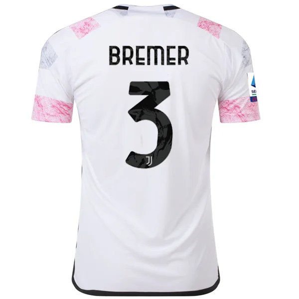 Men's Authentic Soccer Jerseys of National Teams for International Football Eventsadidas Juventus Bremer Away Jersey w/ Serie A 23/24 (White) Men's Authentic Soccer Jerseys of National Teams for International Football Eventsadidas Juventus Bremer Away Jersey w/ Serie A 23/24 (White)