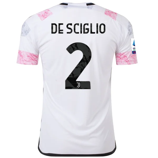 Men's Retro Soccer Jerseys of Famous Clubs from the 90s for Nostalgic Football Enthusiastsadidas Juventus De Sciglio Away Jersey w/ Serie A 23/24 (White) Men's Retro Soccer Jerseys of Famous Clubs from the 90s for Nostalgic Football Enthusiastsadidas Juventus De Sciglio Away Jersey w/ Serie A 23/24 (White)