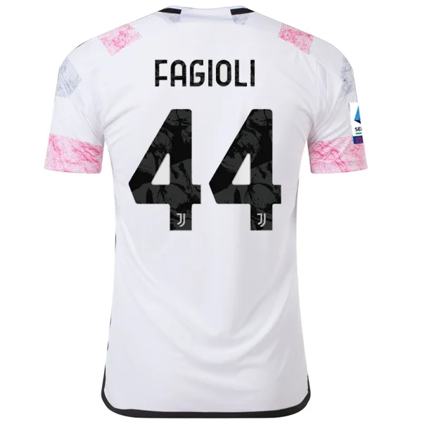 Men's Replica Hockey Jerseys of Star Players for Devoted Ice Hockey Supportersadidas Juventus Fagioli Away Jersey w/ Serie A 23/24 (White) Men's Replica Hockey Jerseys of Star Players for Devoted Ice Hockey Supportersadidas Juventus Fagioli Away Jersey w/ Serie A 23/24 (White)