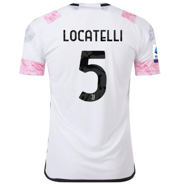 Men's Replica Hockey Jerseys of Star Players for Devoted Ice Hockey Supportersadidas Juventus Locatelli Away Jersey w/ Serie A 23/24 (White) Men's Replica Hockey Jerseys of Star Players for Devoted Ice Hockey Supportersadidas Juventus Locatelli Away Jersey w/ Serie A 23/24 (White)