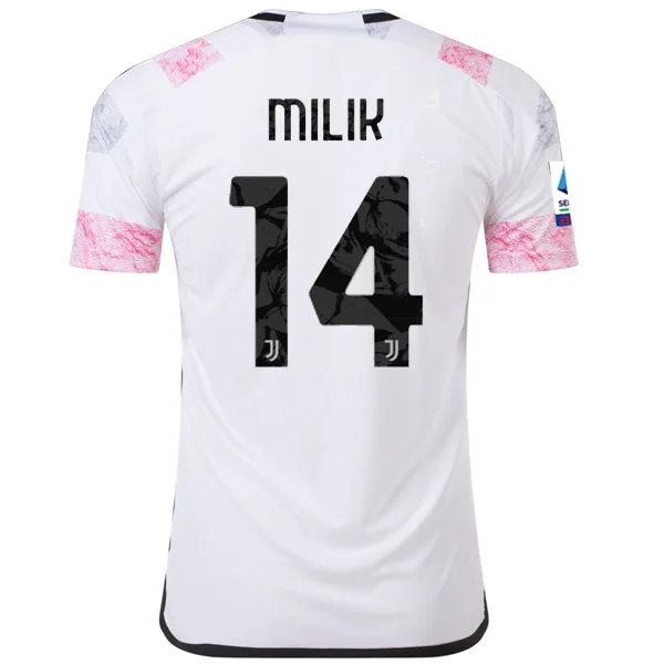 Men's Custom - Printed Baseball Jerseys with Player Names and Numbers for Personalized Styleadidas Juventus Milik Away Jersey w/ Serie A 23/24 (White) Men's Custom - Printed Baseball Jerseys with Player Names and Numbers for Personalized Styleadidas Juventus Milik Away Jersey w/ Serie A 23/24 (White)