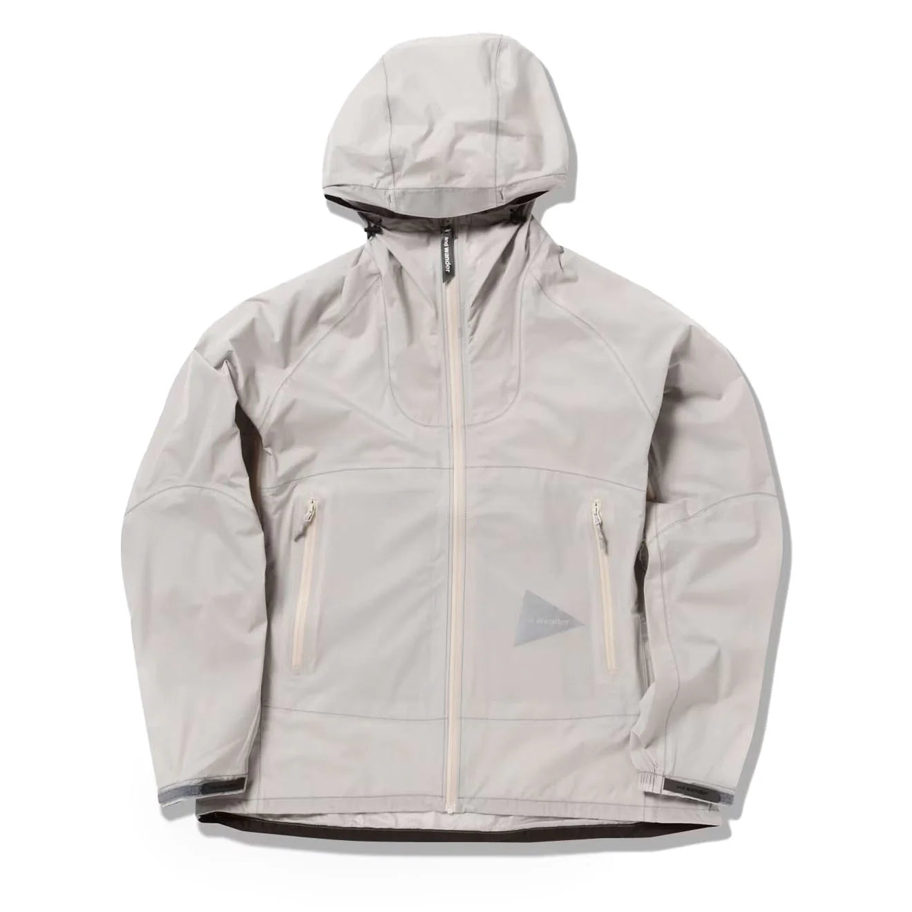 Waterproof men jackets with taped seams for heavy rain protectionAnd Wander 3L UL Rain Jacket Light Gray Waterproof men jackets with taped seams for heavy rain protectionAnd Wander 3L UL Rain Jacket Light Gray