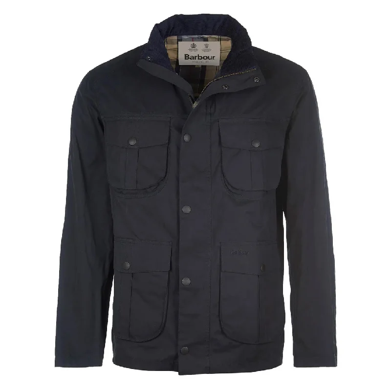 Stretch - fabric men jackets for unrestricted movement during workoutsBarbour Sanderling Casual Jacket Navy Stretch - fabric men jackets for unrestricted movement during workoutsBarbour Sanderling Casual Jacket Navy