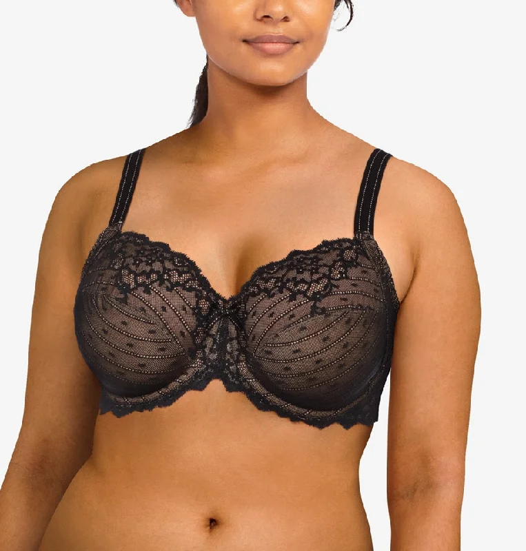 Chantelle Rive Gauche Black Lace Bra 3281