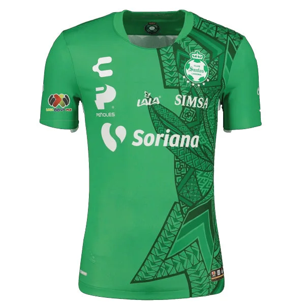 Men's Authentic Soccer Jerseys of National Teams for International Football EventsCharly Santos Laguna Third Soccer Jersey 22/23 w/ LIGA MX Patches (Green) Men's Authentic Soccer Jerseys of National Teams for International Football EventsCharly Santos Laguna Third Soccer Jersey 22/23 w/ LIGA MX Patches (Green)