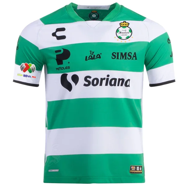 Men's Replica Hockey Jerseys of Star Players for Devoted Ice Hockey SupportersCharly Santos Santos Home Jersey w/ Liga MX Patch 22/23 (Green/White) Men's Replica Hockey Jerseys of Star Players for Devoted Ice Hockey SupportersCharly Santos Santos Home Jersey w/ Liga MX Patch 22/23 (Green/White)