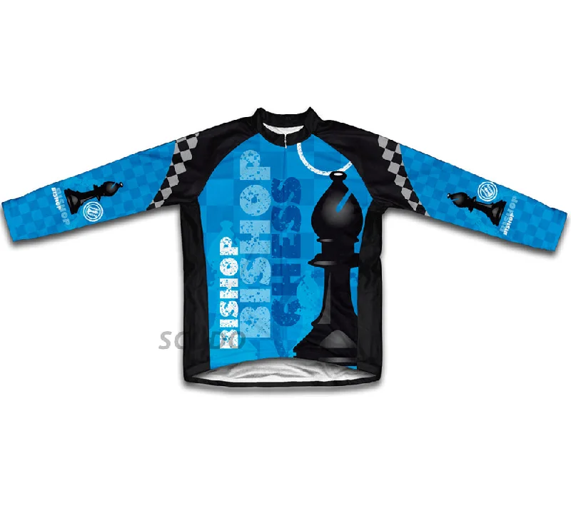 Men's Throwback Rugby Jerseys of Historic Matches and Teams for Rugby History BuffsChess Bishop Winter Thermal Cycling Jersey Men's Throwback Rugby Jerseys of Historic Matches and Teams for Rugby History BuffsChess Bishop Winter Thermal Cycling Jersey