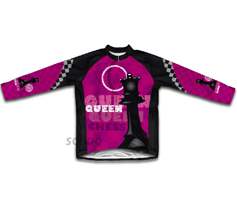 Men's Moisture - Wicking Golf Jerseys with UV Protection for Comfortable Rounds on the CourseChess Queen Winter Thermal Cycling Jersey Men's Moisture - Wicking Golf Jerseys with UV Protection for Comfortable Rounds on the CourseChess Queen Winter Thermal Cycling Jersey