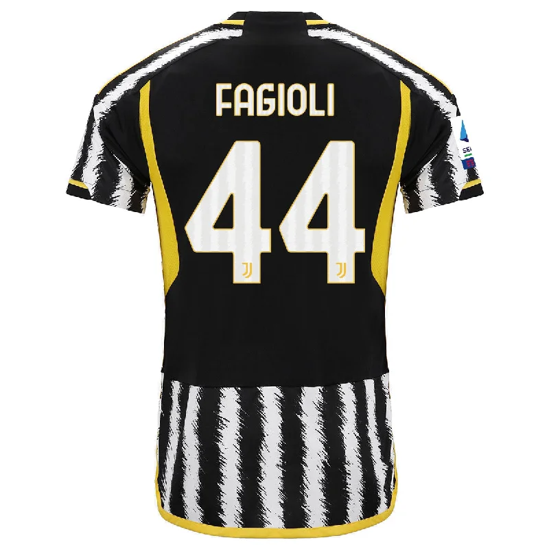 Men's Moisture - Wicking Golf Jerseys with UV Protection for Comfortable Rounds on the Courseadidas Fagioli Juventus Home Jersey w/ Serie A Patch 23/24 (Black/White) Men's Moisture - Wicking Golf Jerseys with UV Protection for Comfortable Rounds on the Courseadidas Fagioli Juventus Home Jersey w/ Serie A Patch 23/24 (Black/White)