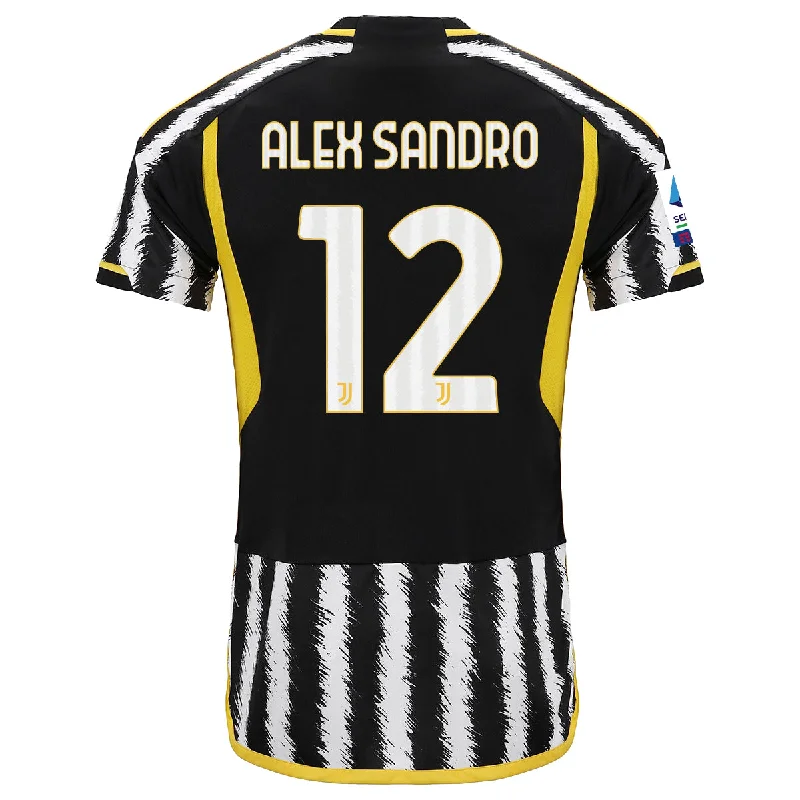 Men's Retro Soccer Jerseys of Famous Clubs from the 90s for Nostalgic Football Enthusiastsadidas Alex Sandro Juventus Home Authentic Jersey 23/24 w/ Serie A Patch (Black/White) Men's Retro Soccer Jerseys of Famous Clubs from the 90s for Nostalgic Football Enthusiastsadidas Alex Sandro Juventus Home Authentic Jersey 23/24 w/ Serie A Patch (Black/White)