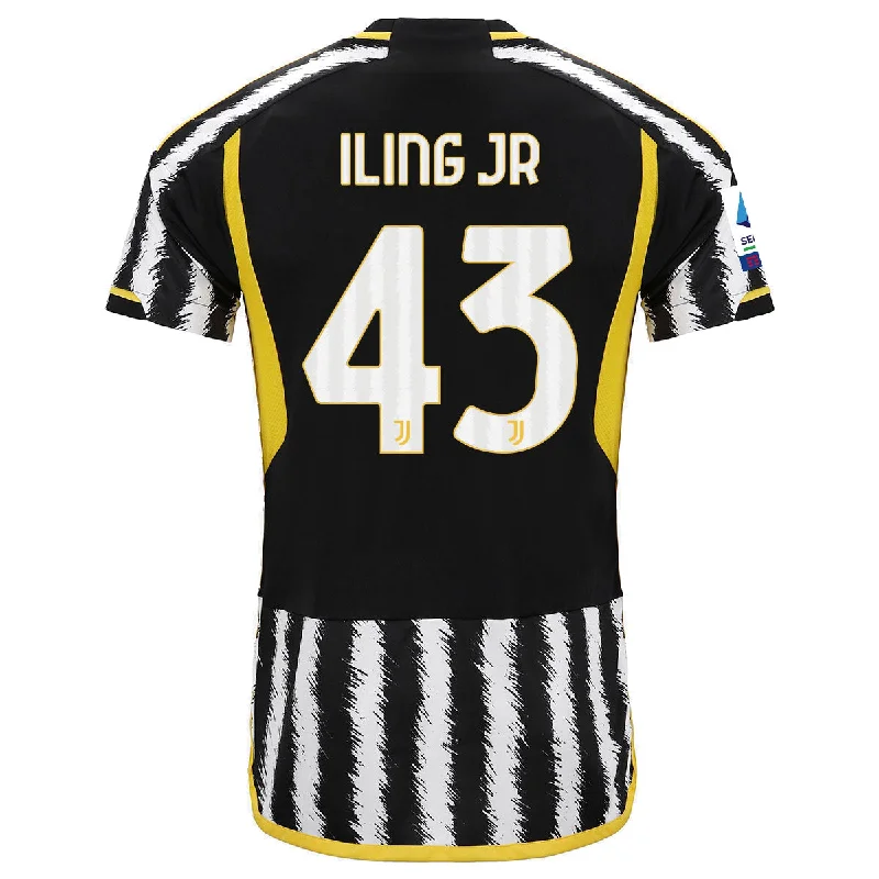 Men's Moisture - Wicking Lacrosse Jerseys with Mesh Panels for Optimal Performance on the Fieldadidas Iling Jr Juventus Home Jersey w/ Serie A Patch 23/24 (Black/White) Men's Moisture - Wicking Lacrosse Jerseys with Mesh Panels for Optimal Performance on the Fieldadidas Iling Jr Juventus Home Jersey w/ Serie A Patch 23/24 (Black/White)